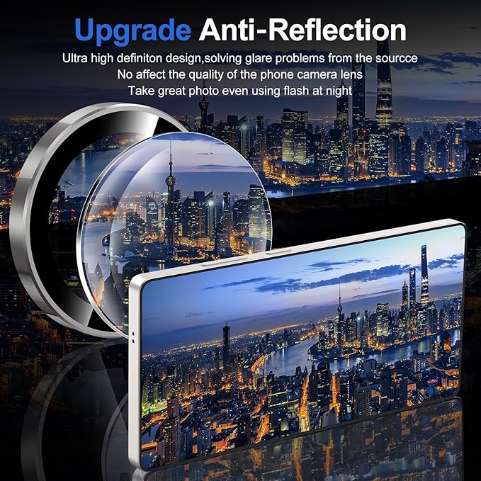for Samsung Galaxy S25 Ultra Camera Lens Protector, Individual Metal Ring - Image 4