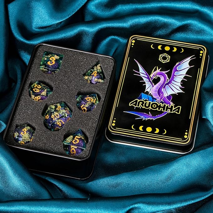 ARUOHHA Liquid Core DND Dice Set - Image 7