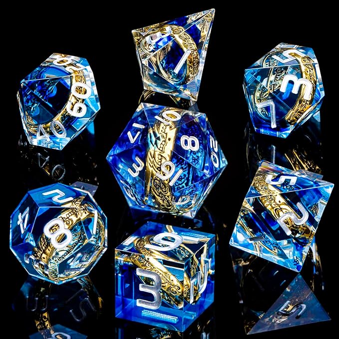 Magic Golden Ring DND Dice Set - Image 2