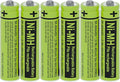 RocketBus 6-Pack BK-40AAABU Replacement 1.2V 400mAh Battery by RocketBus