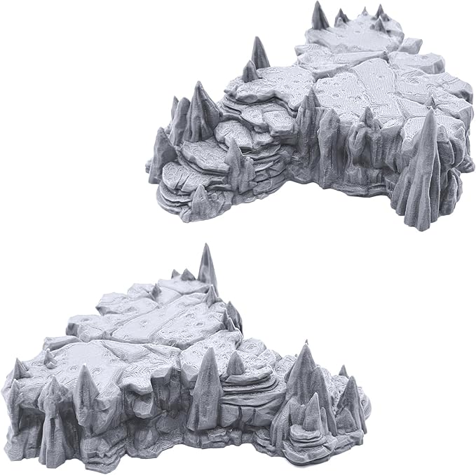 EnderToys Raised Caverns by Printable Scenery, 3D Printed Tabletop RPG Scenery - Image 7