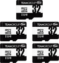 TEAMGROUP Micro 32GB x 5 Pack UHS-I U1 Class 10 SDHC SDXC Read Speed up to by TEAMGROUP