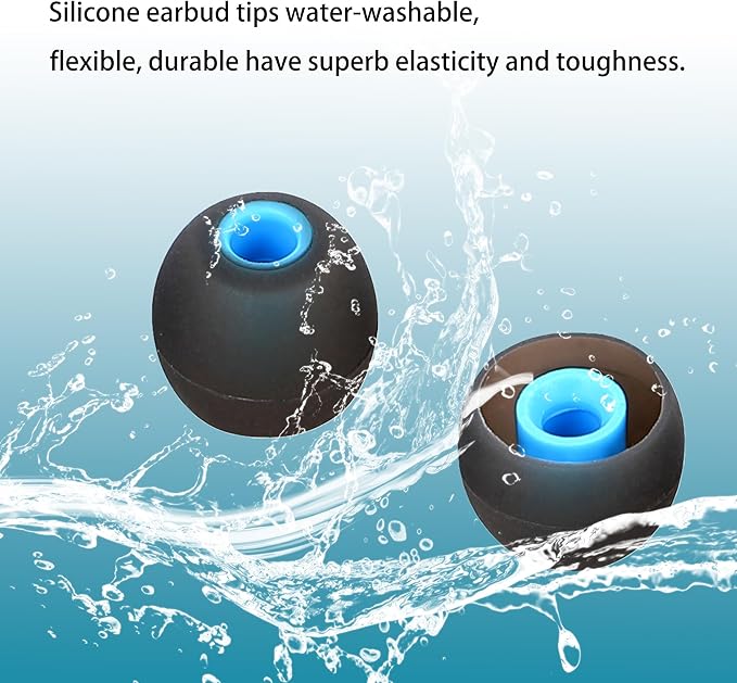 Silicone Earbud Tips for Most In-Ear Earbuds - Image 5