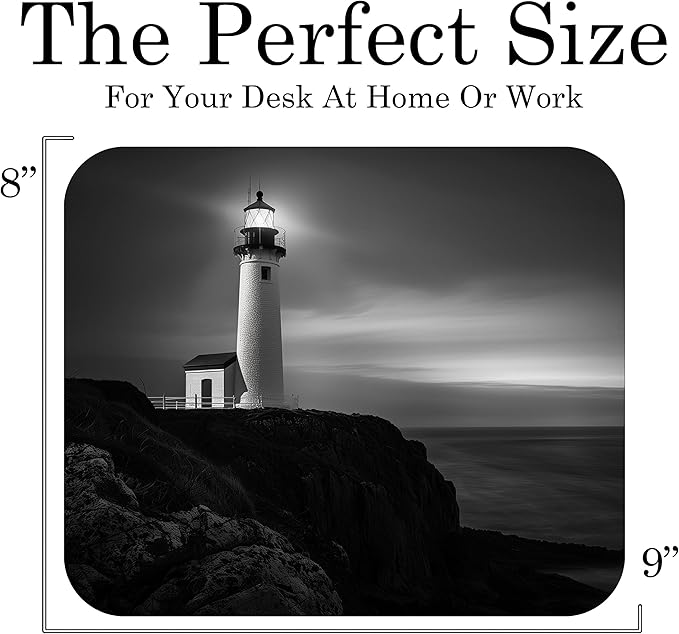 Coastal Shoreline Waves Sandy Beach Theme Mouse Pad Mat Mousepad - Image 3