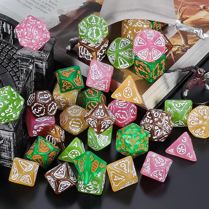 CiaraQ Polyhedral Dice Set, 5 Colors - Image 6