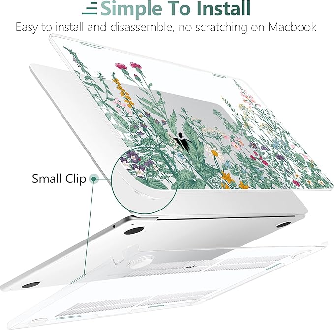 TWOLSKOO for M4 MacBook Air 13.6 inch Case 2025-2022 Release M4 A3240 M3 A3113 - Image 3