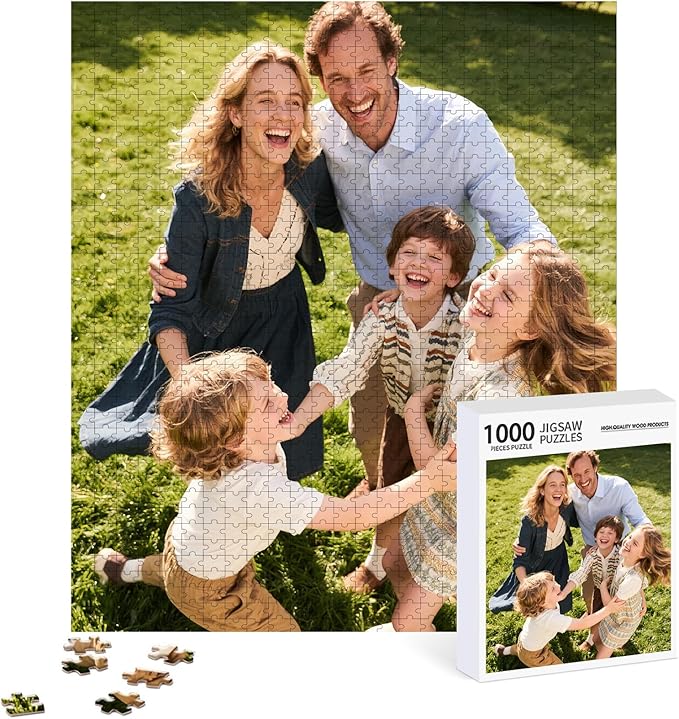 Personalized Photo Puzzle with Glossy Finish – Custom Jigsaw Puzzle by Custom