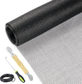 Screen Repair Kit Easy DIY Project 36" x 90" Fiberglass Screen Mesh by Lengtimo