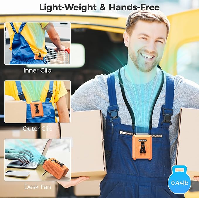 COMLIFE Portable Mini Waist Fan - Image 4