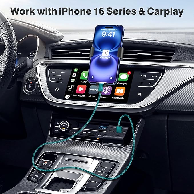 Elebase USB C Car Charger Cable 3 Pack 1.5/3.3/6.6FT, USBC Charging Cord - Image 2