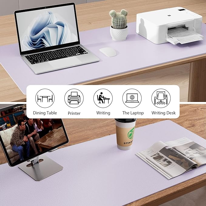 Aothia Large PU Leather Desk Pad Protector - Image 6