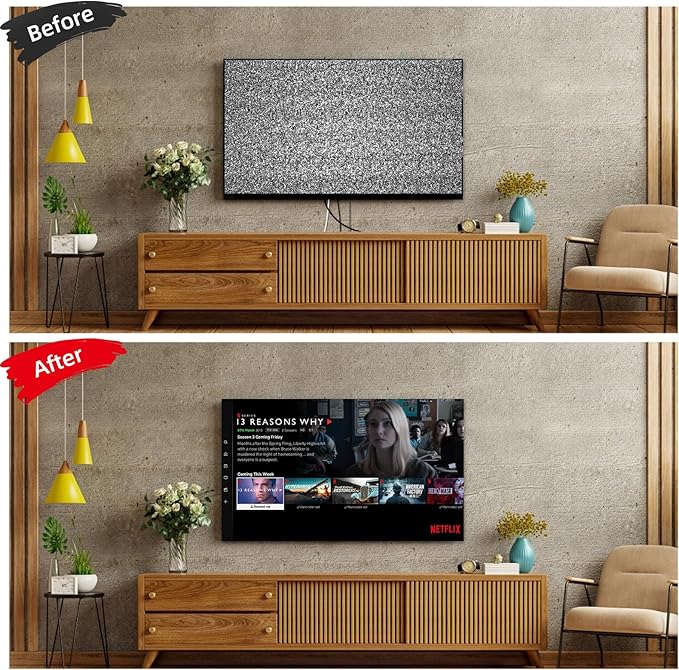 TV Wire Hider Kit for Wall Mount TV, Includes 2 Pass Throughs and Hole Saw - Image 4