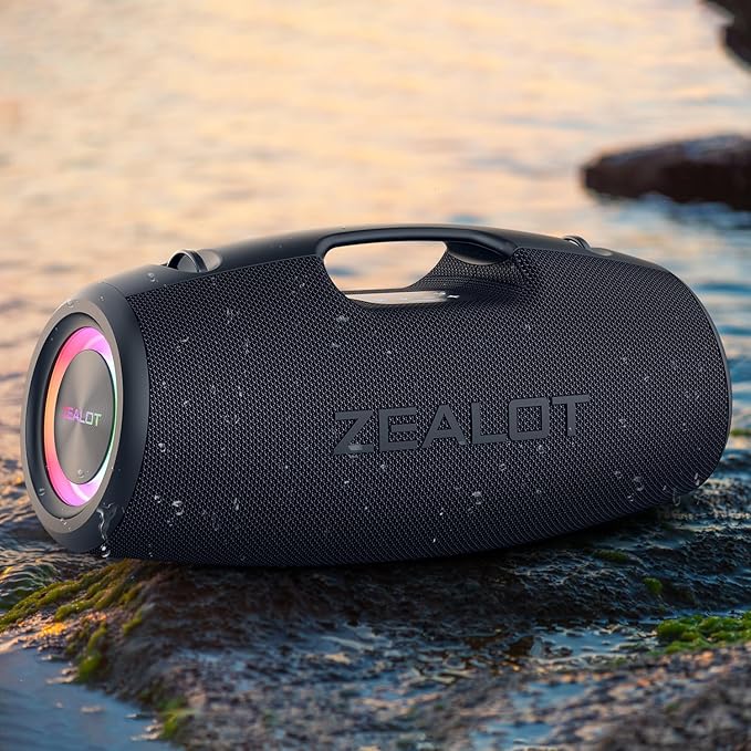 ZEALOT Bluetooth Speaker, 120W Wireless Outdoor Speaker - Image 4