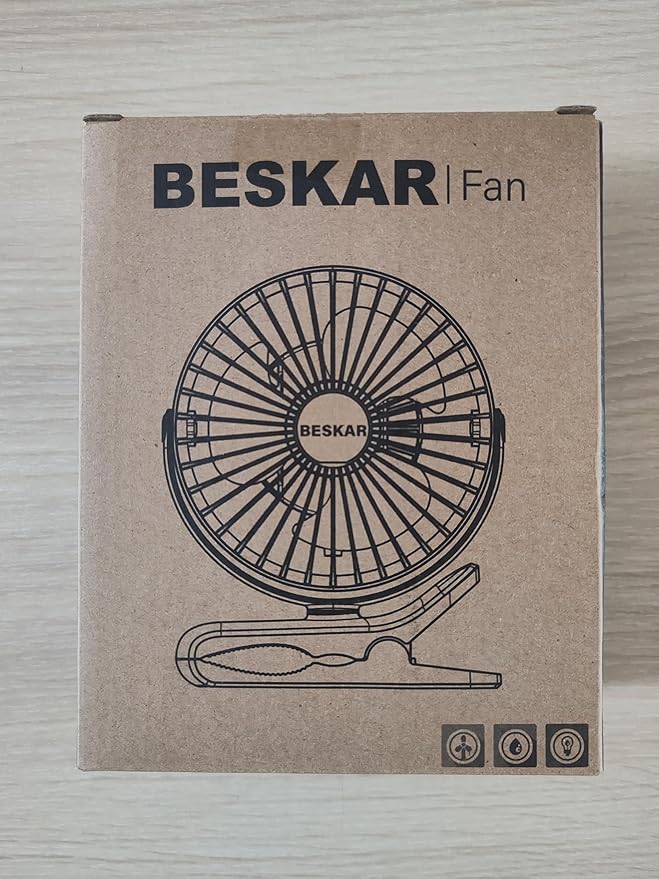 BESKAR Clip on Fan, 360° Rotation Quiet Stroller Fans - Image 9