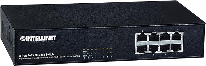 Intellinet 8-Port PoE+ Desktop Switch - Image 2