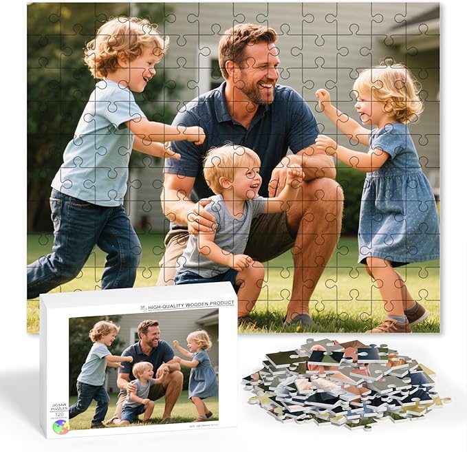 Custom Puzzle from Photos, Personalized Photo Puzzle 35/70/120/500/1000 Pieces by RIYAKOO