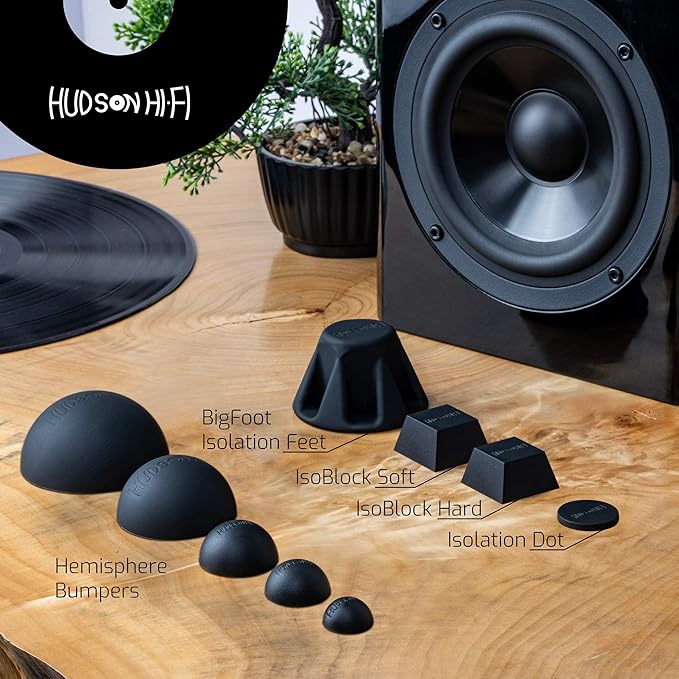 Hudson Hi-Fi 1" Platinum Silicone Isolation Dot, Non-Skid Isolation Feet - Image 7