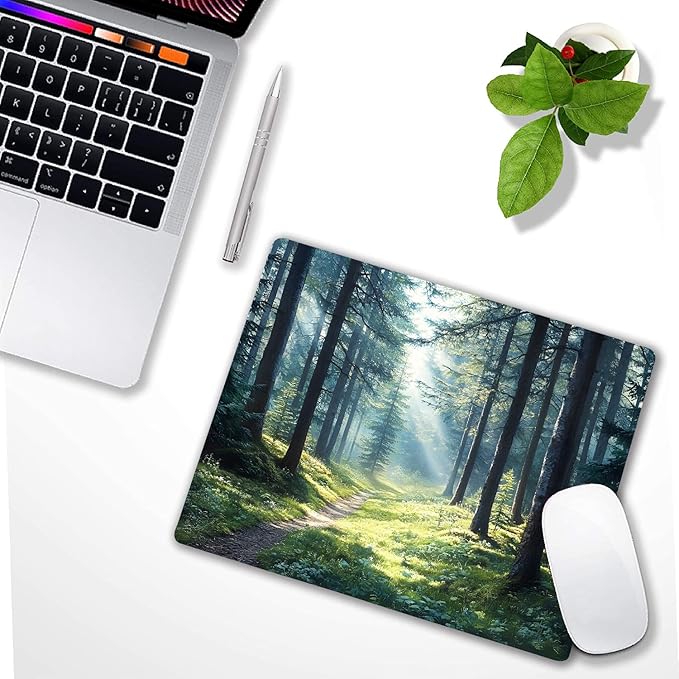 Aesthetic Natural Forest Custom Mouse Pad - Image 6