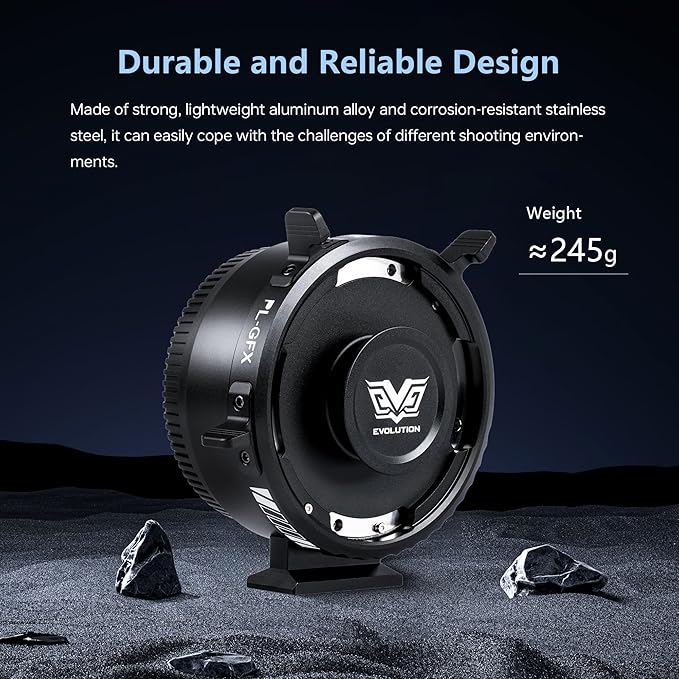 VILTROX PL-GFX Lens Adapter, Lens Converter Ring Camera Lens Mount Adapter Ring - Image 4