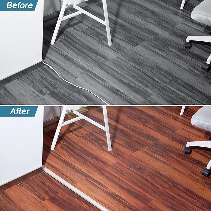 Floor Cable Cover 3ft White, LZEOY Cord Covers - Image 6