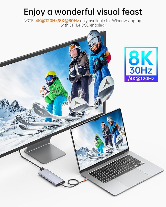 Dell/HP/Lenovo/Surface USB C Docking Station - Image 3