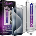 2 Pack Matte Screen Protector for iPhone 15 Pro, 9H Tempered Glass, Full by Unknown