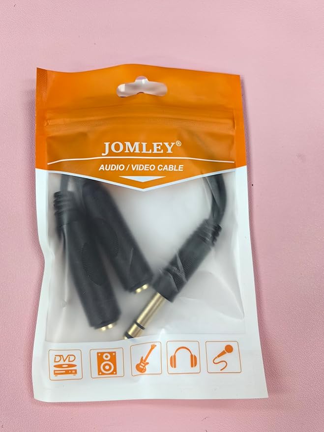 1/4 Splitter Cable, 1/4 Inch TRS Male to Dual 1/4 Inch TRS Female Stereo Jack - Image 7