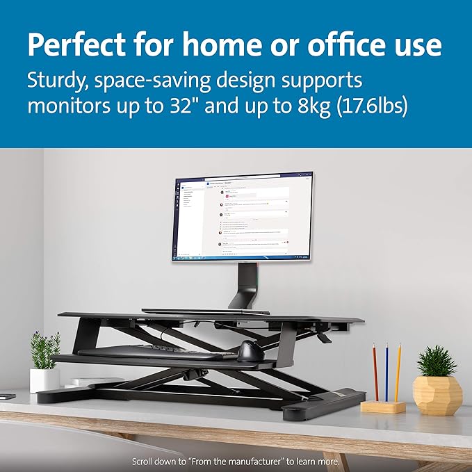 Kensington Single Monitor Desk Mount, C-clamp Vesa Stand Fits up to 32 inch - Image 7