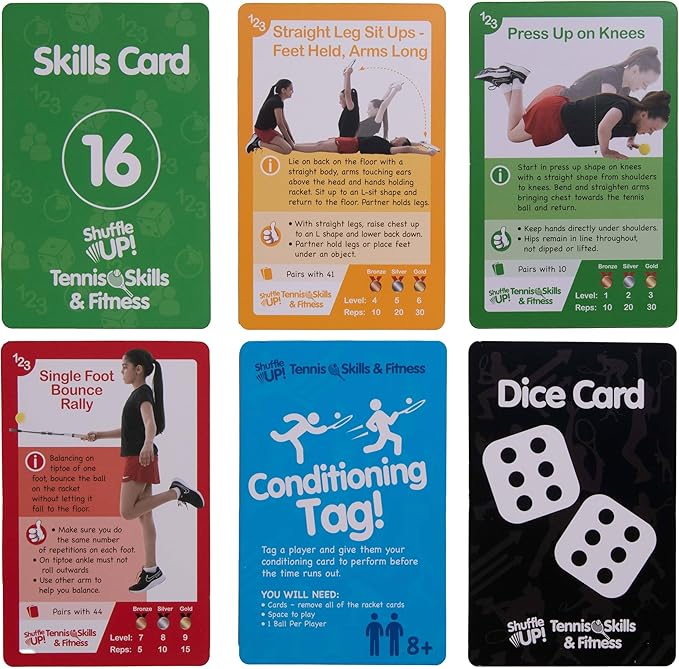 Shuffle Up Tennis Card Games - Image 2