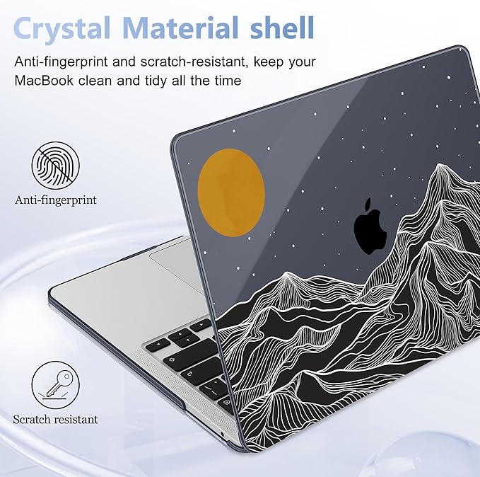 Case for MacBook Pro 13 inch with/Without Touch Bar, Hard Shell + Keyboard - Image 6