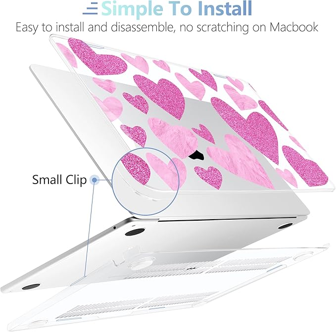 MEEgoodo for M4/M3/M2 MacBook Air 15.3 inch Case 2025 2024 2023, Case Fit Model - Image 5
