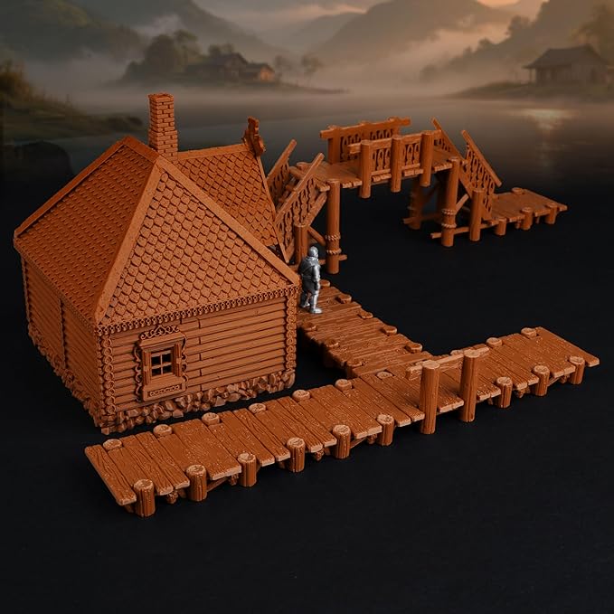 Modular Wharf RPG Terrain Set for Tabletop Roleplaying – Highly Detailed DND - Image 2