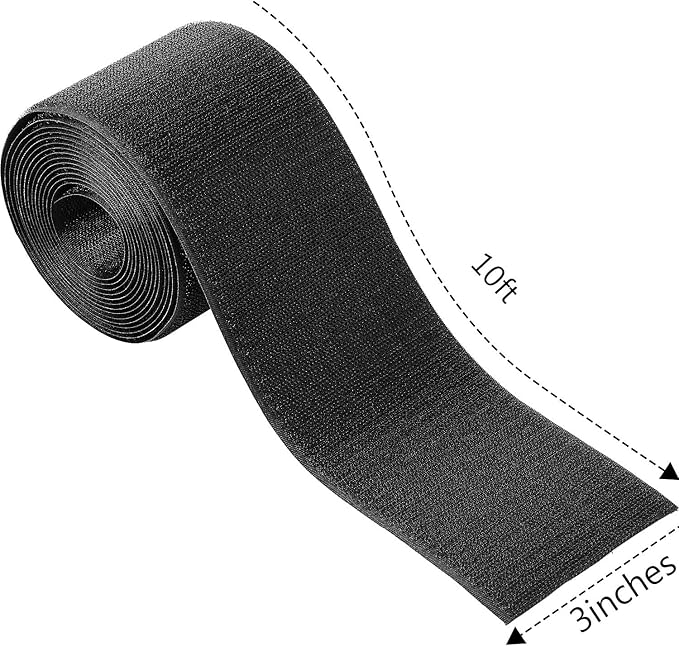 WILLBOND 2 Pack 10 ft x 3 Inch Cable Floor Strip Cable Cover Cords Carpet - Image 2