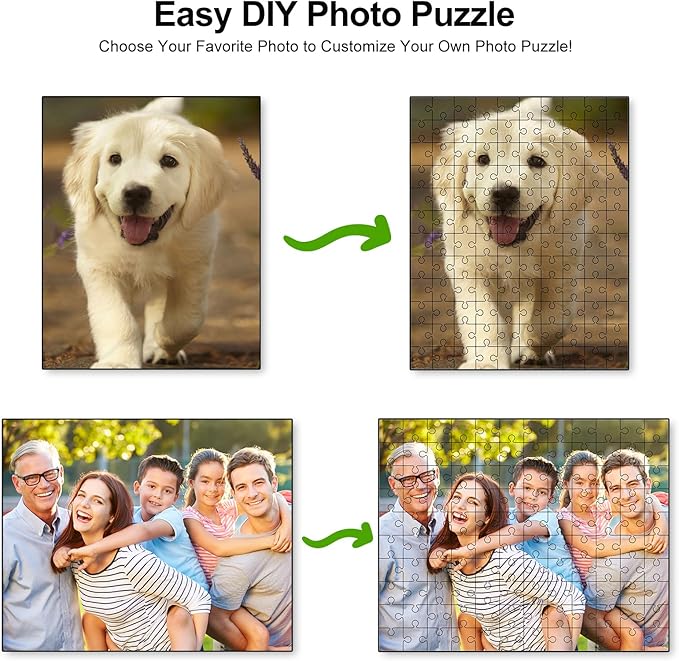 Custom 500 Piece Puzzle for Father's Day, Personalized Puzzle from Photos - Image 5