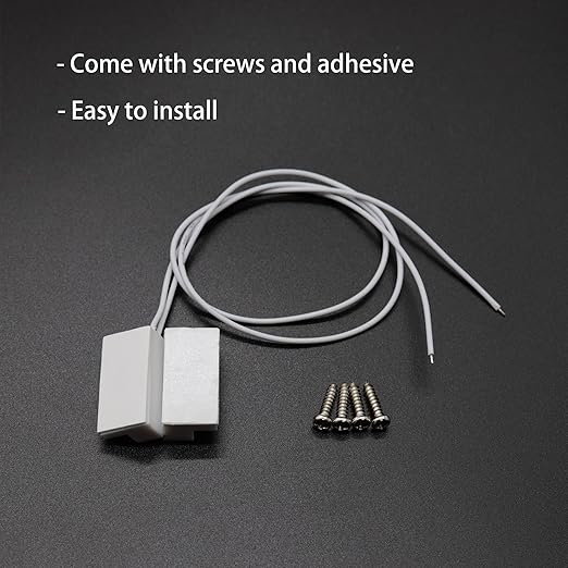 Magnetic Reed Switch NC Surface Mount Wired Door Window Contact Sensor - Image 4