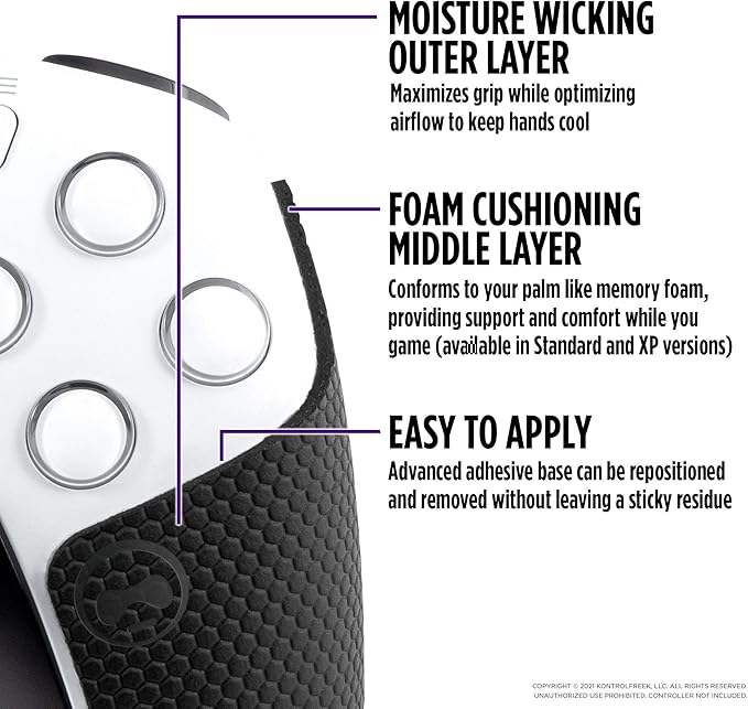 KontrolFreek Performance Grips for PlayStation 5 Controller - Image 3