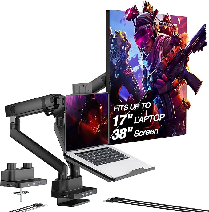 AVLT Dual 17”-38" Monitor Arm Desk Mount by AVLT-USA