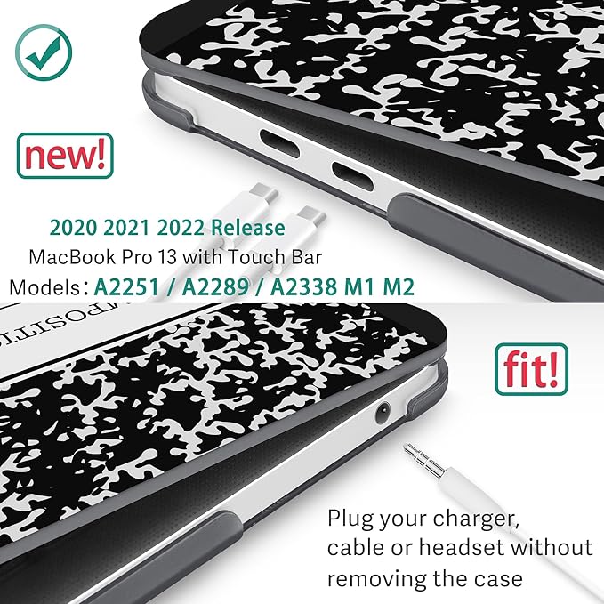 May Chen for MacBook Pro 13 Case 2022 2021 2020 Release Models: M2 M1 A2338 - Image 2