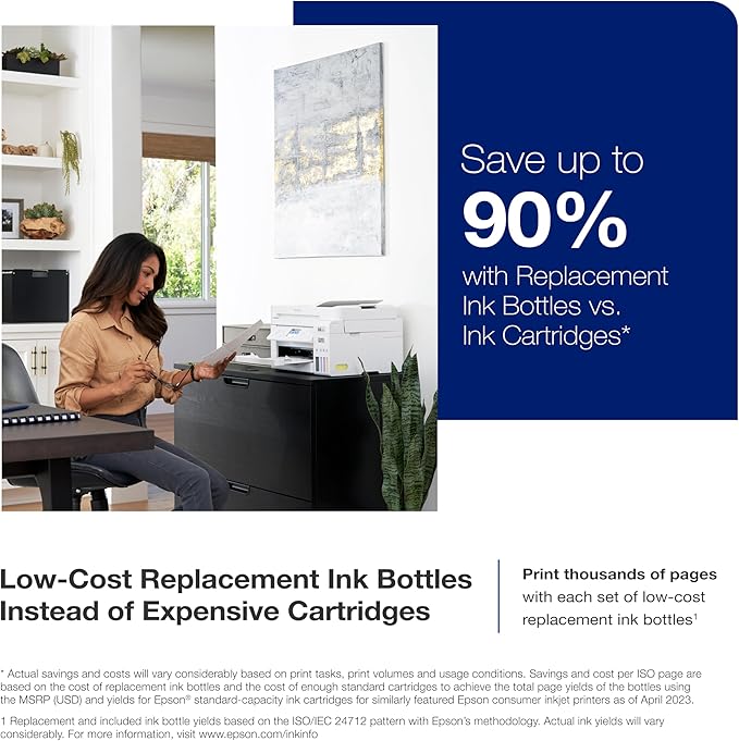 Epson EcoTank ET-4800 Wireless All-in-One Cartridge-Free Supertank Printer & - Image 3