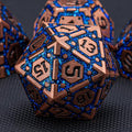DND Metal Dice Set, Polyhedral Dice Set by Unknown