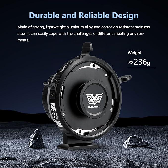 VILTROX PL-M43 Lens Adapter, Lens Converter Ring Camera Lens Mount Adapter Ring - Image 4