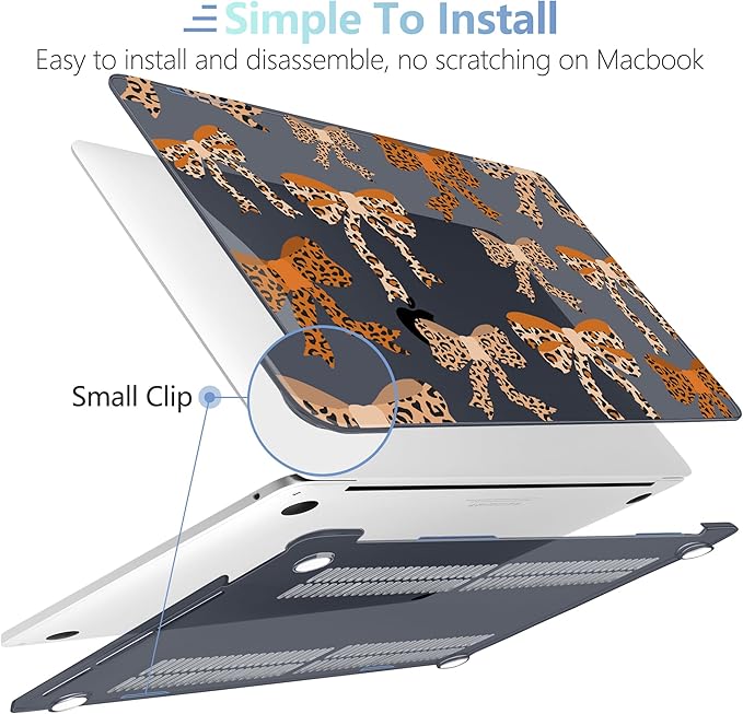 MEEgoodo Case for MacBook Pro 13 inch Case 2022 2021 2020 New A2338 M2/M1 A2251 - Image 4