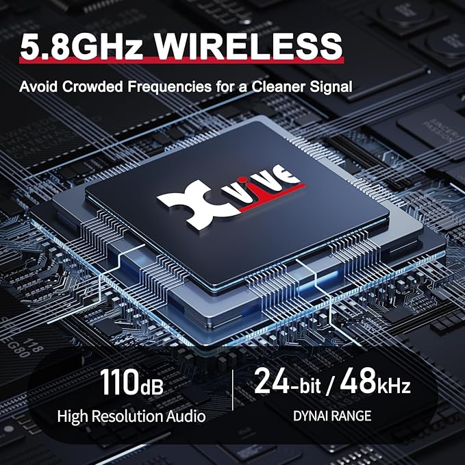 Xvive U45R4 Wireless in-Ear Monitor System Set - Image 3