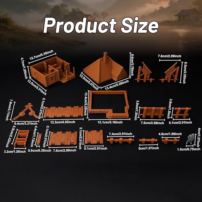 Modular Wharf RPG Terrain Set for Tabletop Roleplaying – Highly Detailed DND - Image 7
