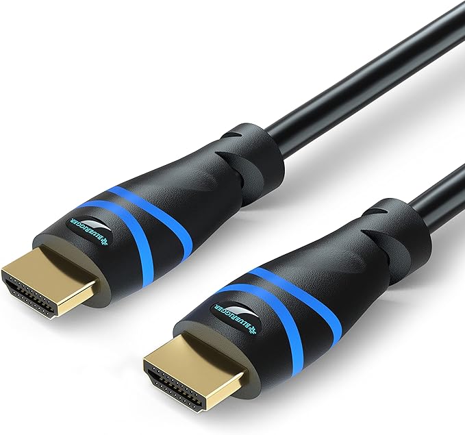 BlueRigger 8K HDMI Cable 10FT- 4 Pack, by BlueRigger