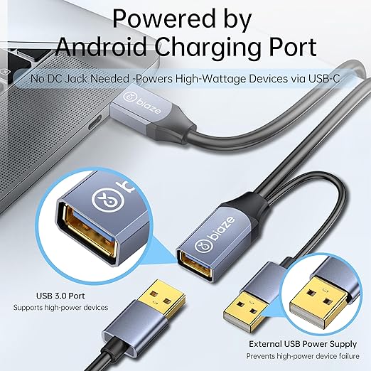 USB Extension Cable USB 3.0 Extension Cord Type A Male to Female Cord Nylon - Image 5