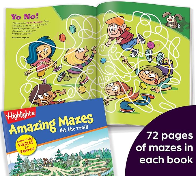 Highlights for Children Amazing Mazes Expert Maze Books for Kids Ages 6 and Up - Image 2