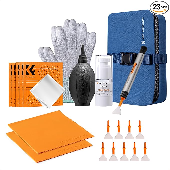 K&F CONCEPT 23 in 1 Camera Lens Cleaning Kit by KFCONCEPT