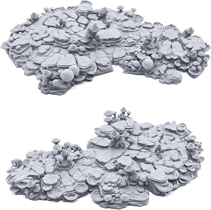 EnderToys Shroom Grotto Floors by Printable Scenery, 3D Printed Tabletop RPG - Image 3