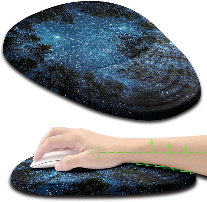 Mouse Pad Wrist Support, Ergonomic Mouse Pad by Armanza